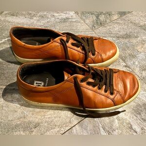 Bruno Magli Tan Leather Sneakers